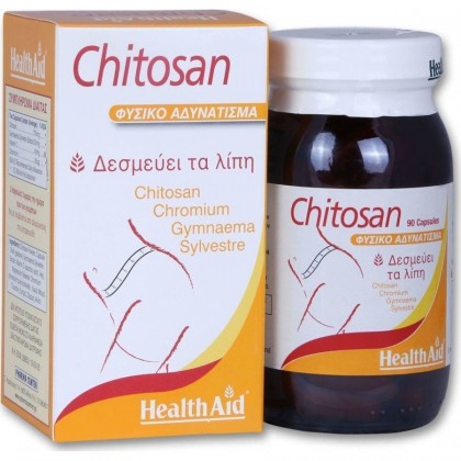 HEALTH AID Chitosan Fat Attractros 90 Κάψουλες